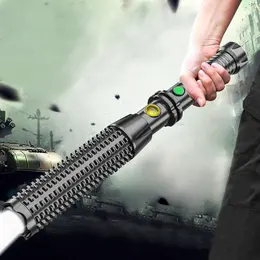 Product image of Outdoor USB Rechargeable LED Flashlight with Striking Bezel and Glass Breaker