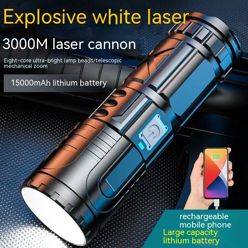 Main product image of USB Rechargeable Flashlight, Outdoor and Household Use