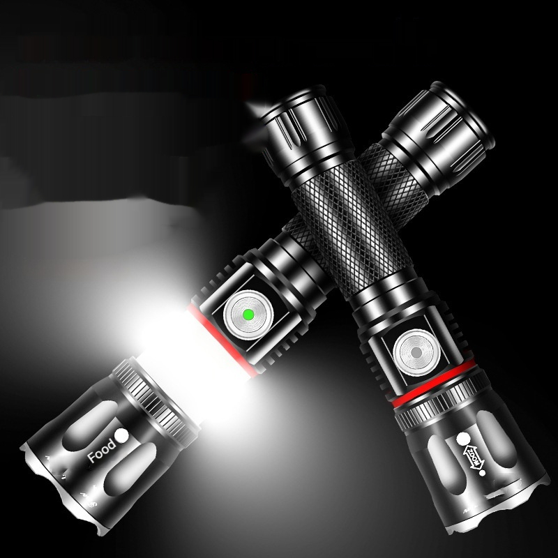 Main product image of Telescopic T6 LED Flashlight, Adjustable Beam, General Purpose