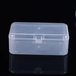 Product image of Transparent Rectangular Plastic Storage Container for Parts