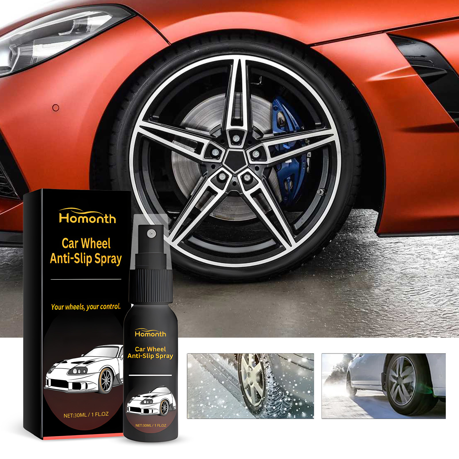 Main product image of Automotive Wheel Cleaner for Removing Brake Dust and Road Grime