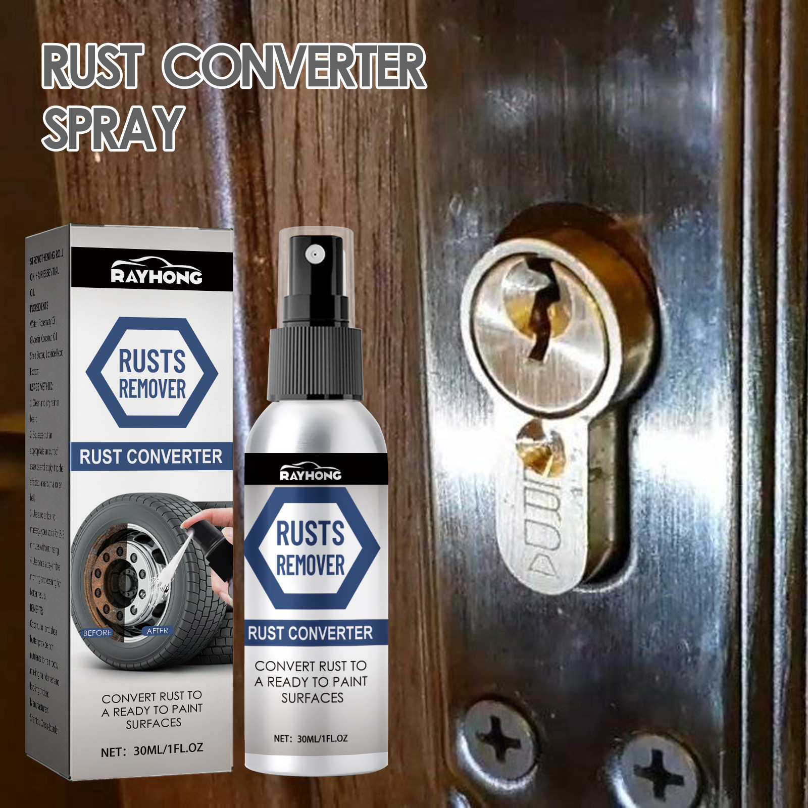 Main product image of Automotive Rust Conversion Spray for Hubs