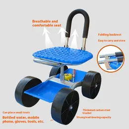 Product image of Rolling Garden Work Seat with Swivel Casters for Outdoor Use