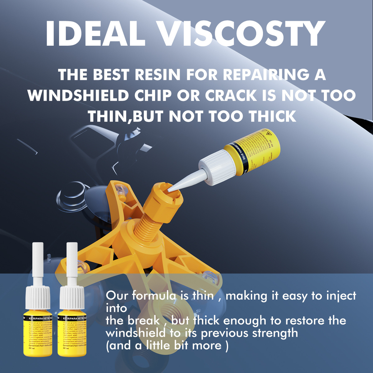 Main product image of Automotive Windshield Glass Crack Repair Liquid Kit