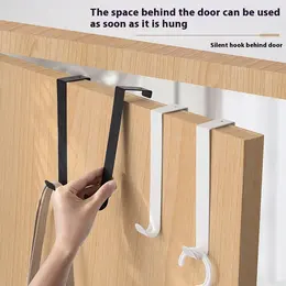 Product image of Wrought Iron Over-Door Clothes Rack, Punch-Free Installation