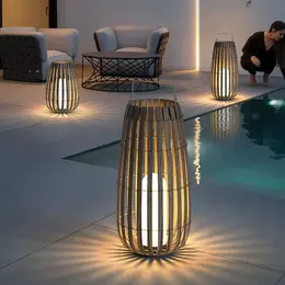 Product image of Solar Powered Rattan Portable Outdoor Light