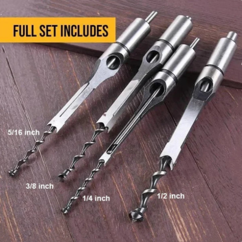 Main product image of Woodworking Square Hole Mortising Drill Bit, Lengthened