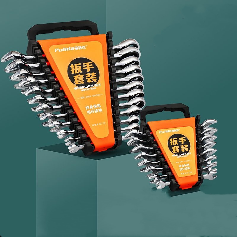Main product image of Double-Headed Dual-Use Ratchet Wrench with Reversible Action