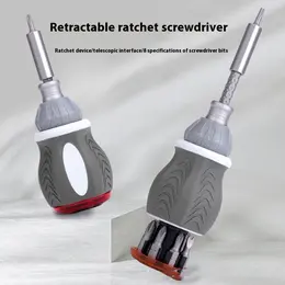 Product image of Ratchet Screwdriver Set, Retractable Adjustable Length