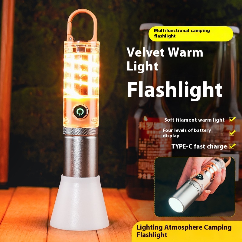 Main product image of Dual Light Source Work Flashlight with Integrated Hook