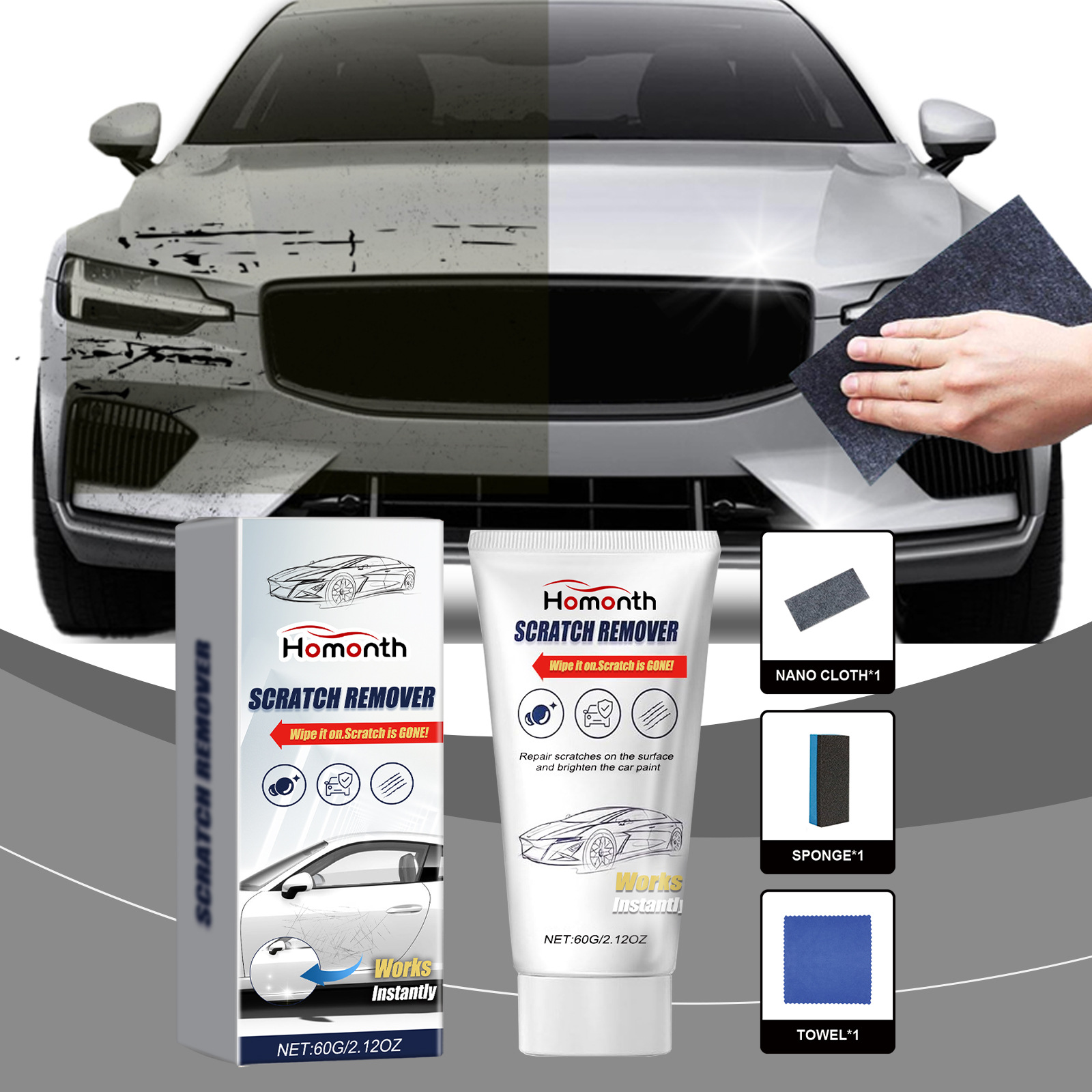 Main product image of Automotive Paint Scratch and Scuff Repair Kit