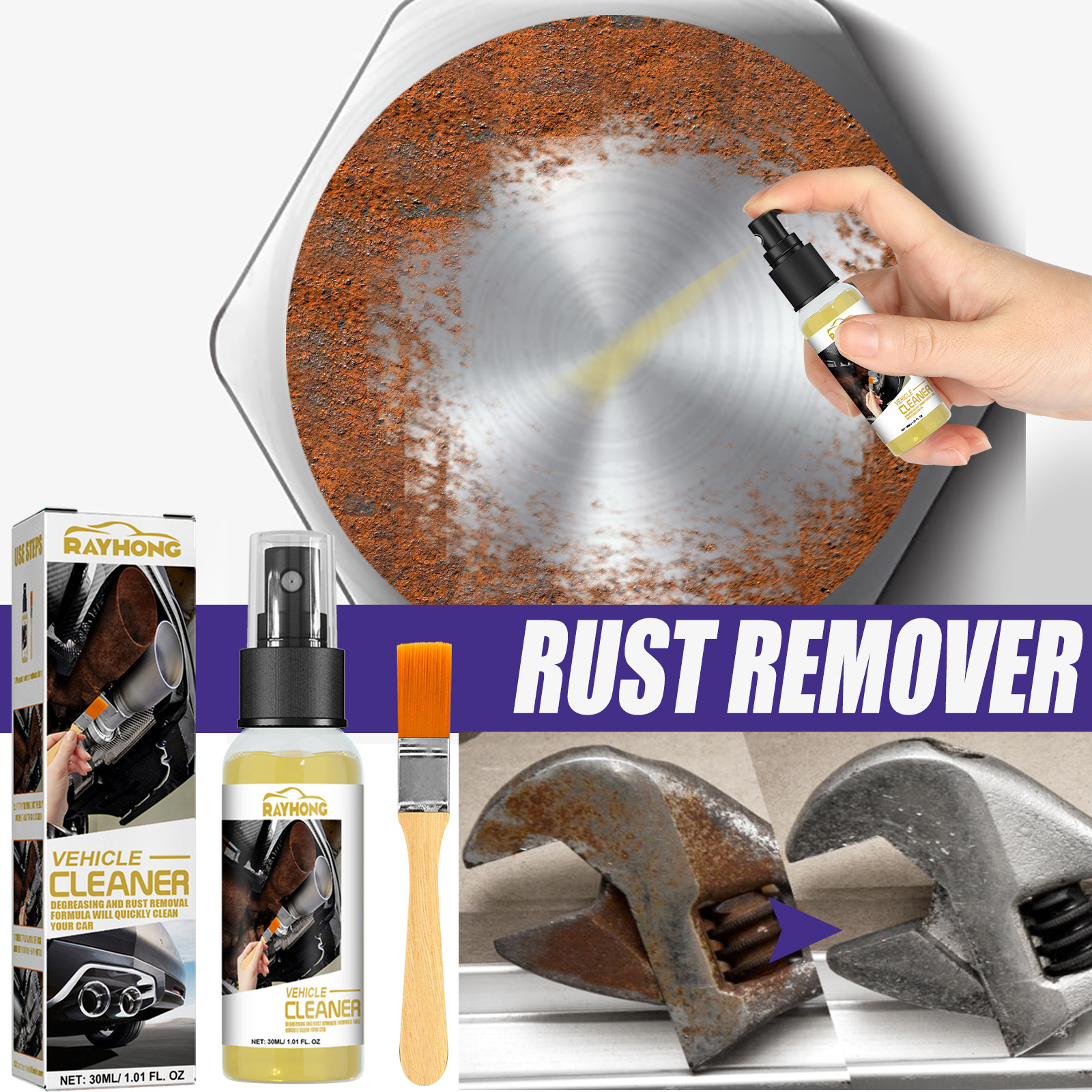 Main product image of Automotive Wheel Hub Screw Lubricant, Cleaner, and Rust Inhibitor