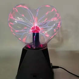 Product image of 6-inch Heart Shape Electric Plasma Ball Lamp