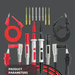 Product image of Multi-function Electrical Test Lead Kit with Straight and Angled Plugs