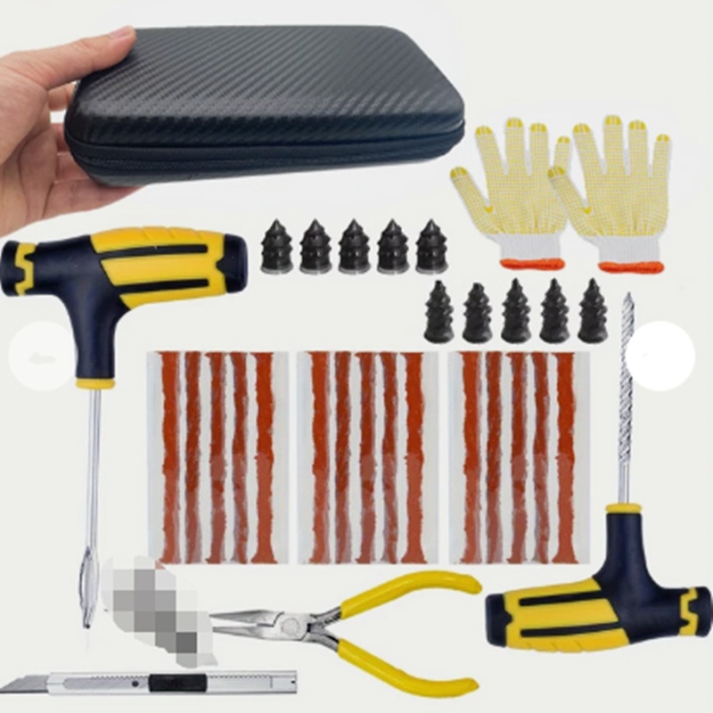 Main product image of Automotive Tire Puncture Repair Kit with Emergency Jack