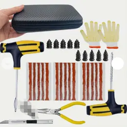 Product image of Automotive Tire Puncture Repair Kit with Emergency Jack