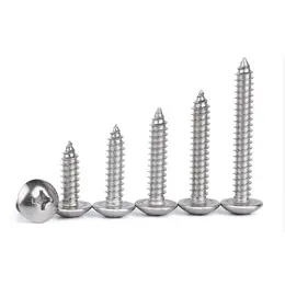 Product image of Stainless Steel Phillips Pan Head Self-Tapping Screws, Large Head