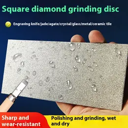 Product image of Rectangular Silicon Carbide Grinding Plate, Frosted Finish