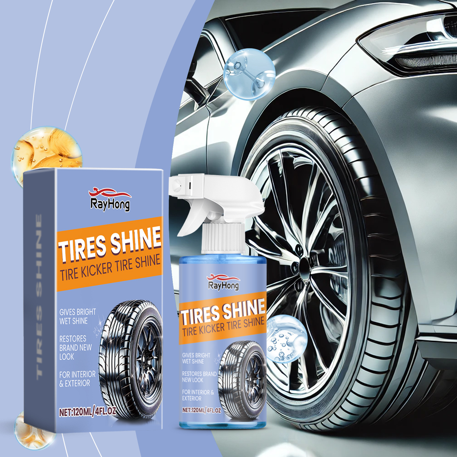 Main product image of Rayhong Car Tire Cleaning, Protection and Waterproofing Spray