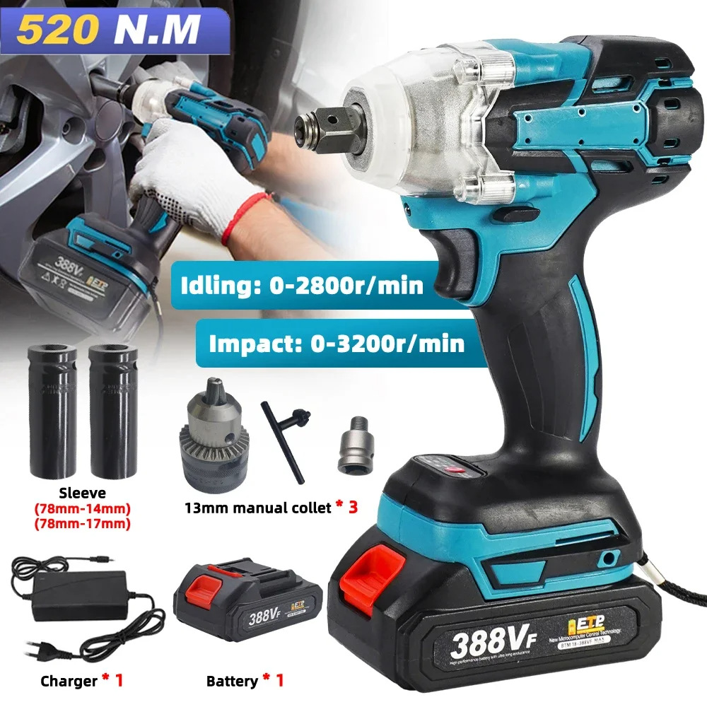 Main product image of 5-piece Electric Impact Wrench Set for General Fastening Tasks