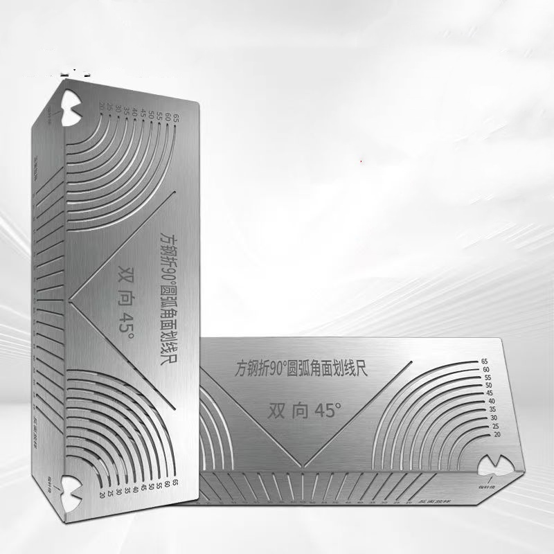 Main product image of Folding Steel 90-Degree Layout Square and Marking Ruler