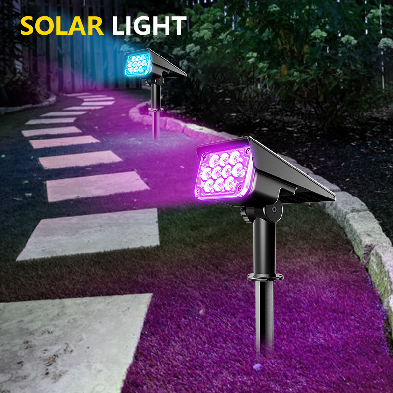 Main product image of Outdoor Solar-Powered Lawn Lamp with 20 LED Lights