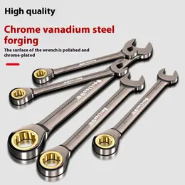 Product image of Lengthened Double-Ended Ratcheting Combination Wrench