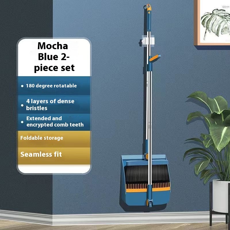Main product image of Folding Broom and Dustpan Set for Compact Storage
