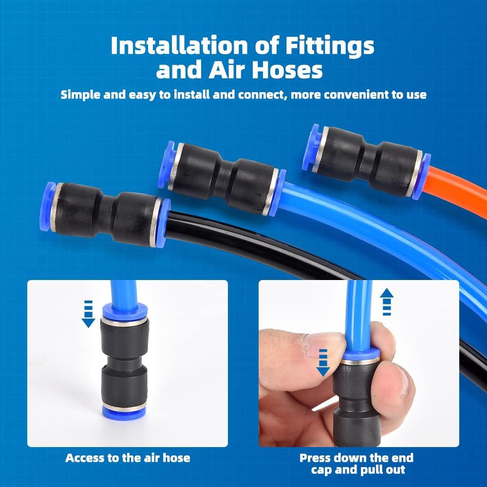 Main product image of 60-Piece Pneumatic Push-In Connector Assortment
