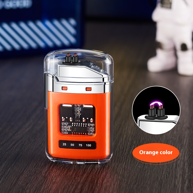 Main product image of USB Rechargeable Electronic Pulse Lighter with Transparent Casing