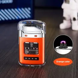 Product image of USB Rechargeable Electronic Pulse Lighter with Transparent Casing