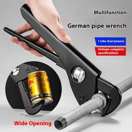 Product image of Heavy-Duty European-Style Pipe Wrench for Industrial Applications