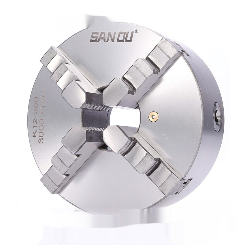 Main product image of Self-Centering Four-Jaw Manual Linkage Lathe Chuck