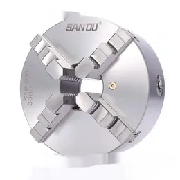Product image of Self-Centering Four-Jaw Manual Linkage Lathe Chuck