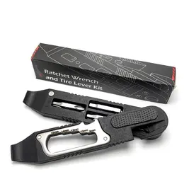 Product image of Bicycle Tire Repair Pry Bar and Ratchet Wrench Tool