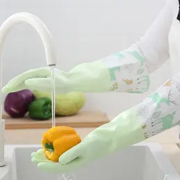 Product image of Thin Single Layer Extended Rubber Waterproof Gloves