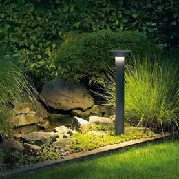 Product image of Outdoor Landscape Light Fixture with Integrated Power Outlet