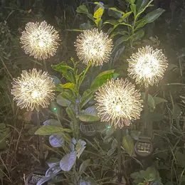 Product image of Aluminum Steel Dandelion Solar LED Ground Plugged Garden Light