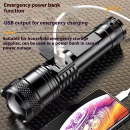 Product image of Power Torch Portable Rechargeable LED Searchlight, Telescopic Zoom