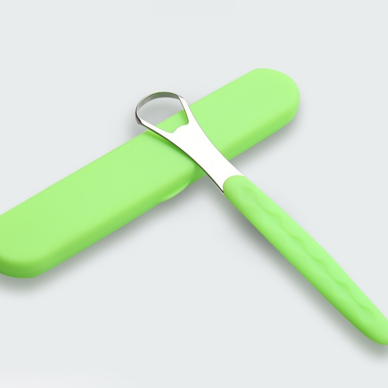 Main product image of Stainless Steel Tongue Scraper for Oral Hygiene