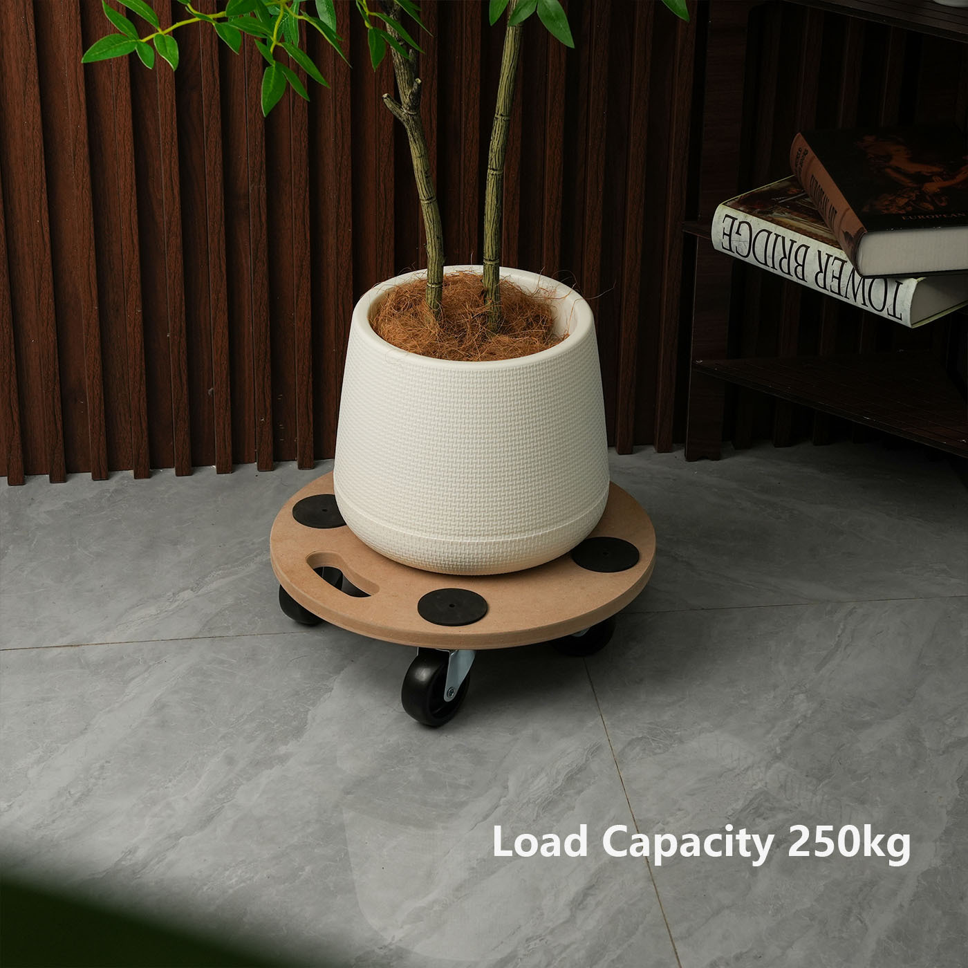 Main product image of Wooden Furniture Dolly, Non-slip Platform, Set of 2