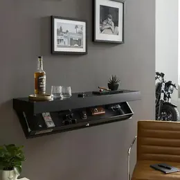 Product image of Wall-Mounted Wine Rack and Storage Shelf