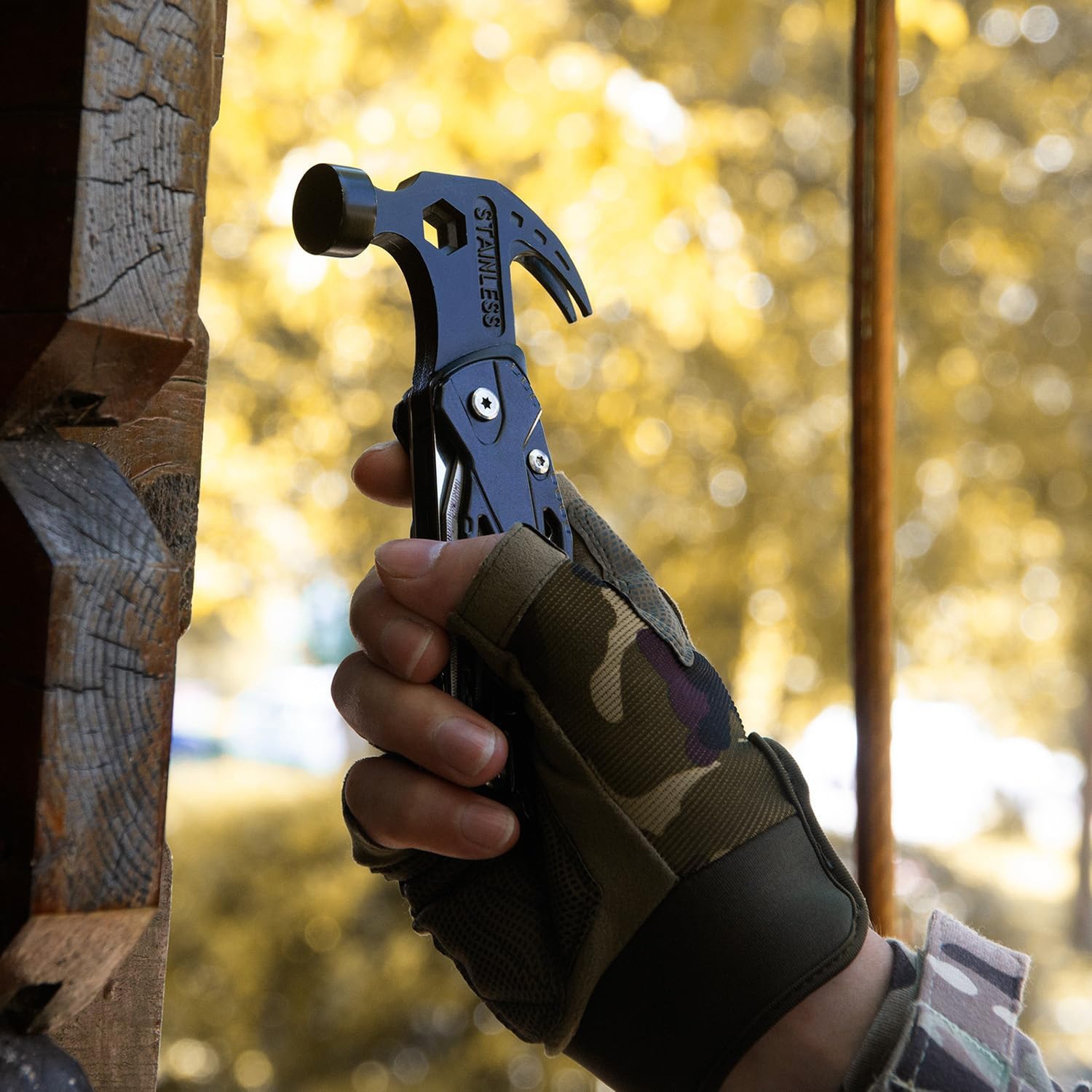 Main product image of Multi-purpose Outdoor Hammer for Camping, Climbing, Nail Pulling