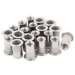 Product image of 304 Stainless Steel Flat Head Threaded Rivet Nut Kit