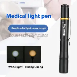 Product image of Compact LED Pen Flashlight, Dual White and Yellow Light