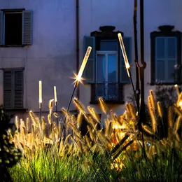 Product image of Solar Powered Reed Style Outdoor Lawn Light Fixture