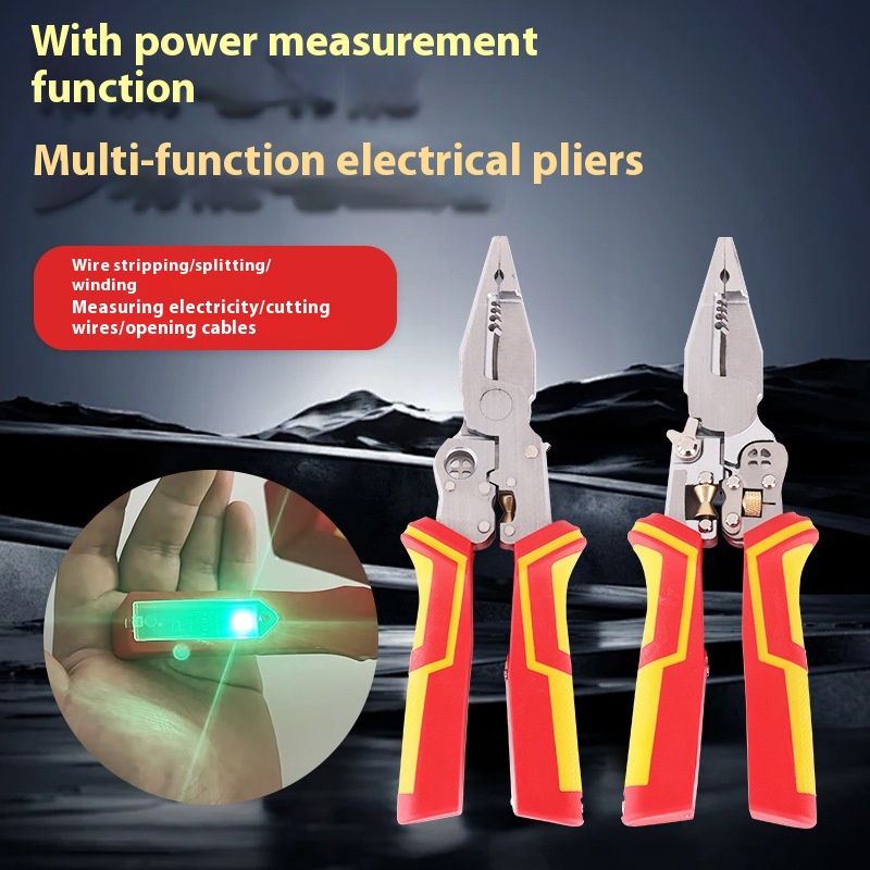 Main product image of Alloy 8-in-1 Multi-function Electrician Pliers