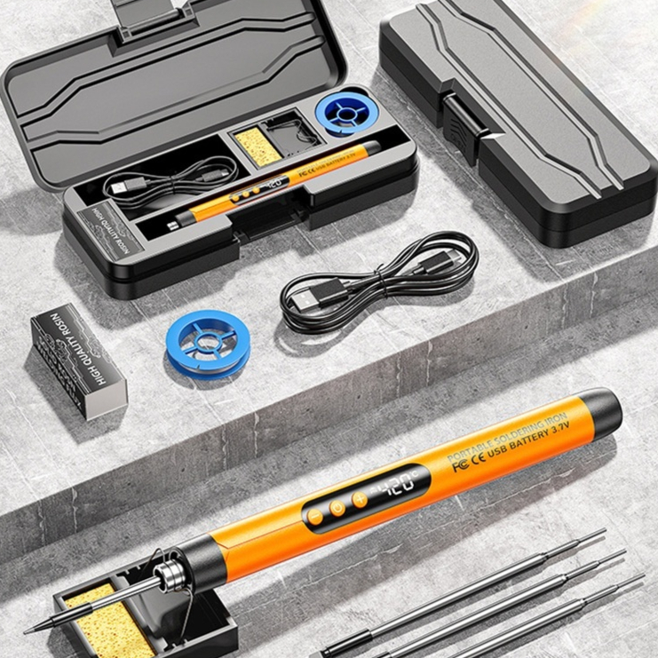 Main product image of Mini Digital Display Portable Wireless Electric Soldering Iron Kit
