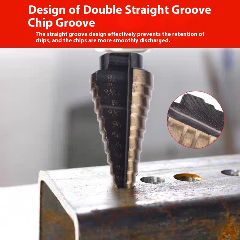 Main product image of 5-piece Step Drill Bit Set for Electric Hand Drills