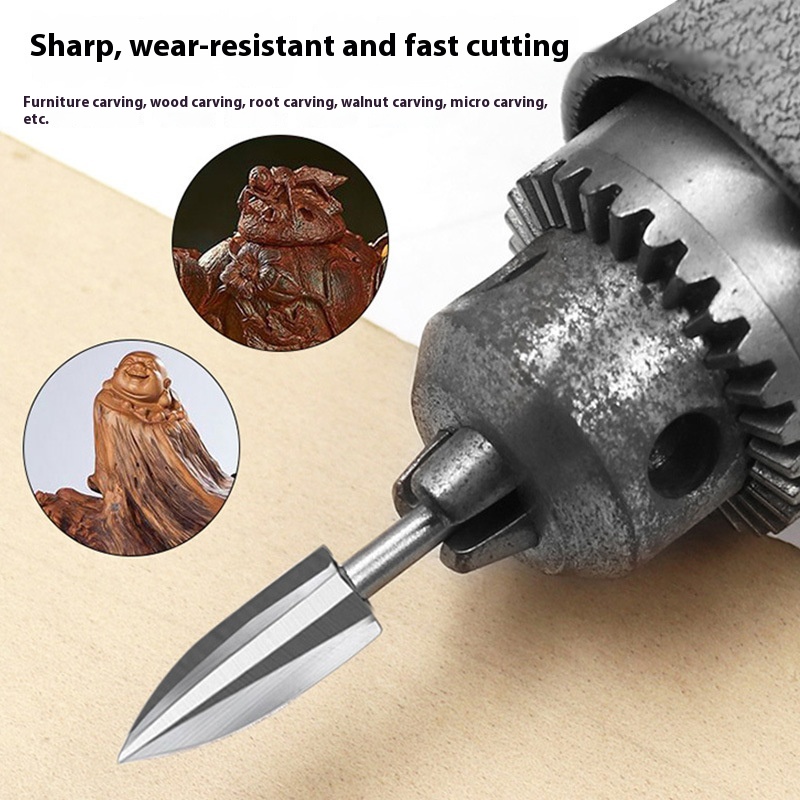 Main product image of 5-Piece Wood Carving Graver Set for Grinding and Polishing